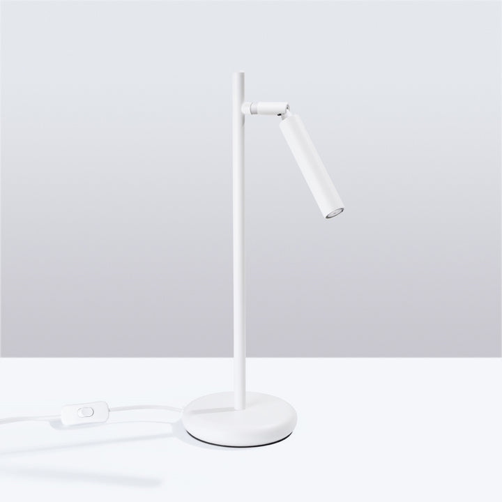 Bordlampe PASTELO hvid med 1 lyskilder – 14 × 20 × 43 cm – SL.1468