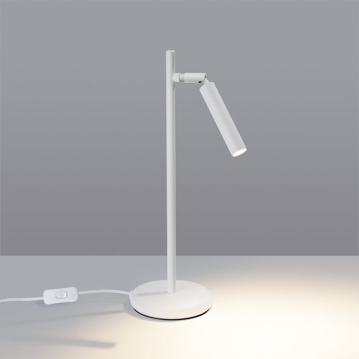 Bordlampe PASTELO hvid med 1 lyskilder – 14 × 20 × 43 cm – SL.1468