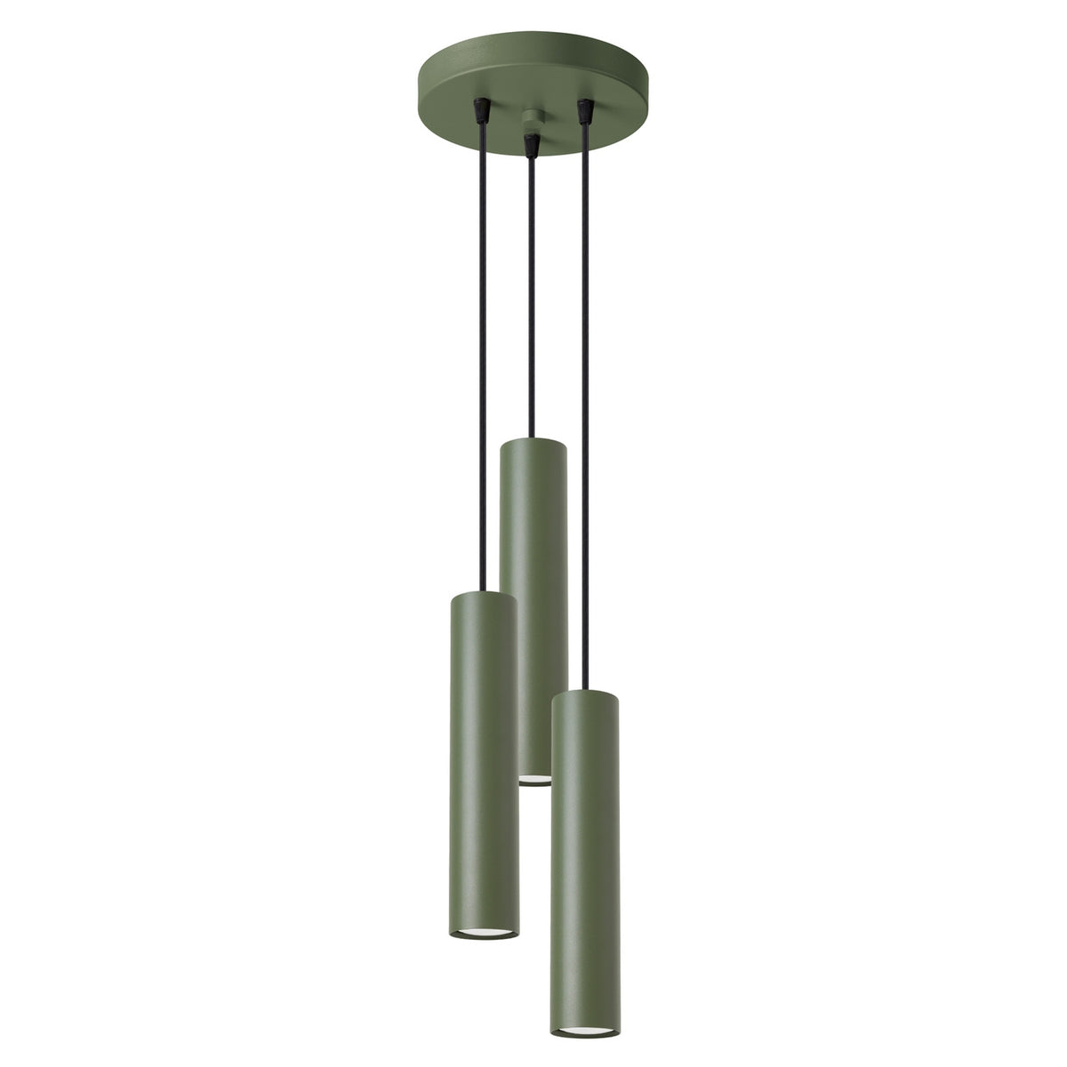 Pendellampe LAGOS 3P olivengrøn – GU10 3 lyskilder195 × 195 × 108 cm IP20