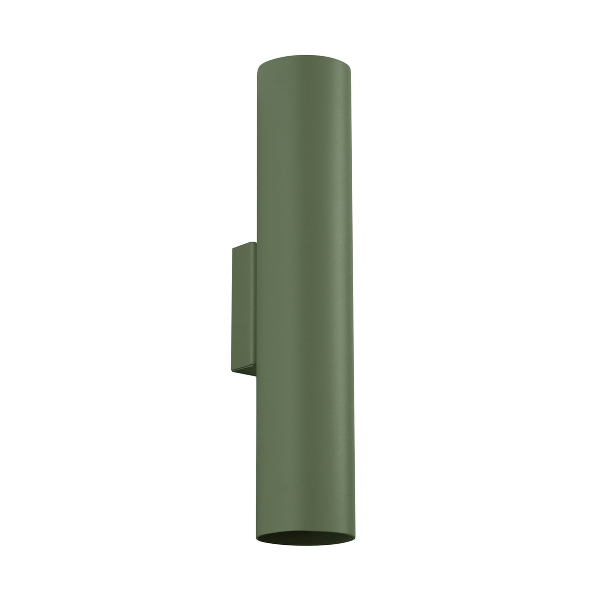 Væglampe LAGOS 2 olivengrøn – GU10 2 lyskilder stål 6 × 8 × 30 cm IP20