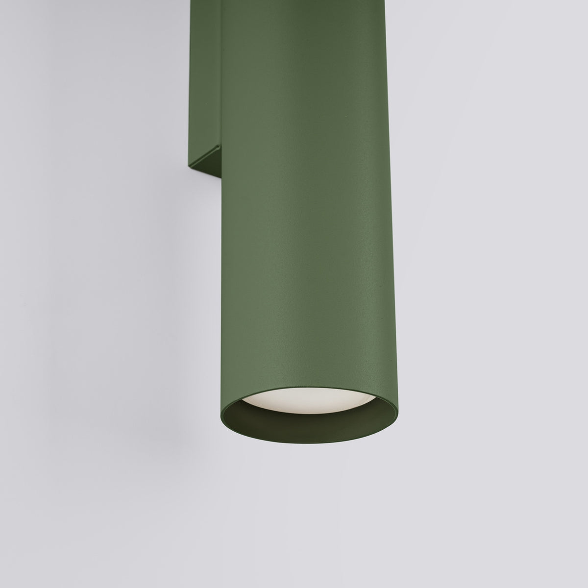 Væglampe LAGOS 2 olivengrøn – GU10 2 lyskilder stål 6 × 8 × 30 cm IP20