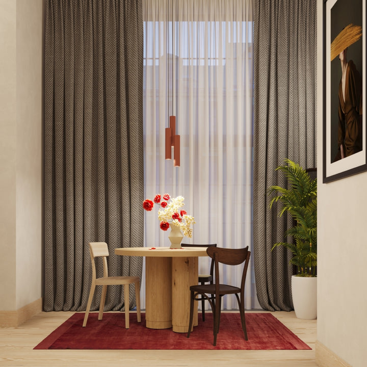 Pendellampe LAGOS 3P rød okker – GU10 3 lyskilder195 × 195 × 108 cm IP20