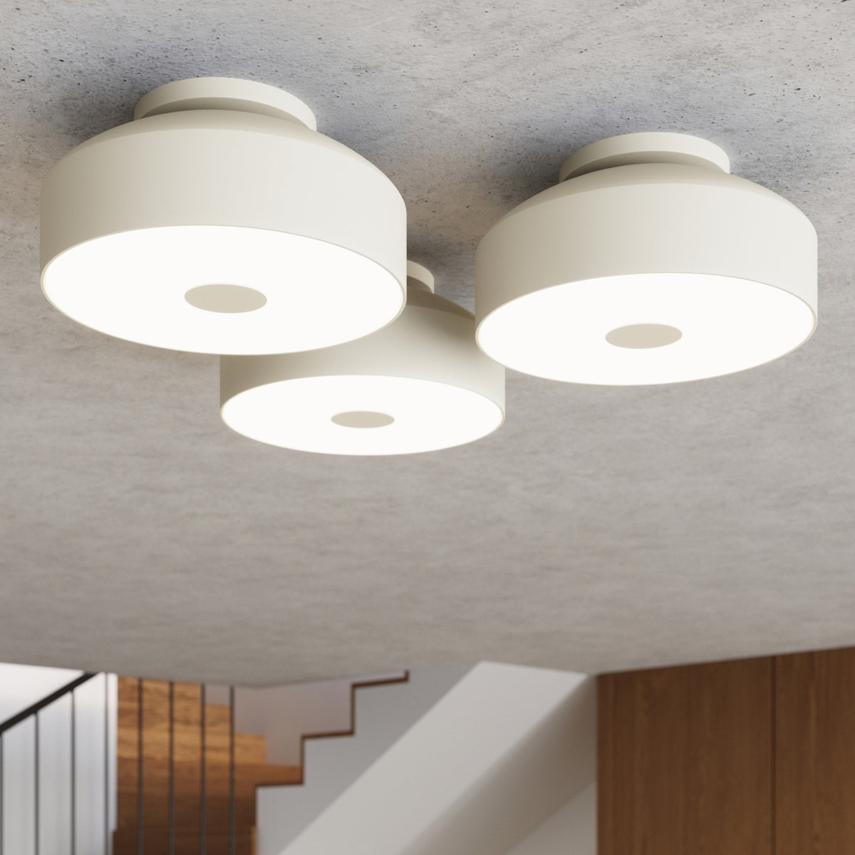 Loftslampe OMIQ beige