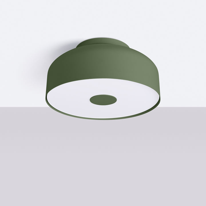Loftlampe OMIQ olivengrøn