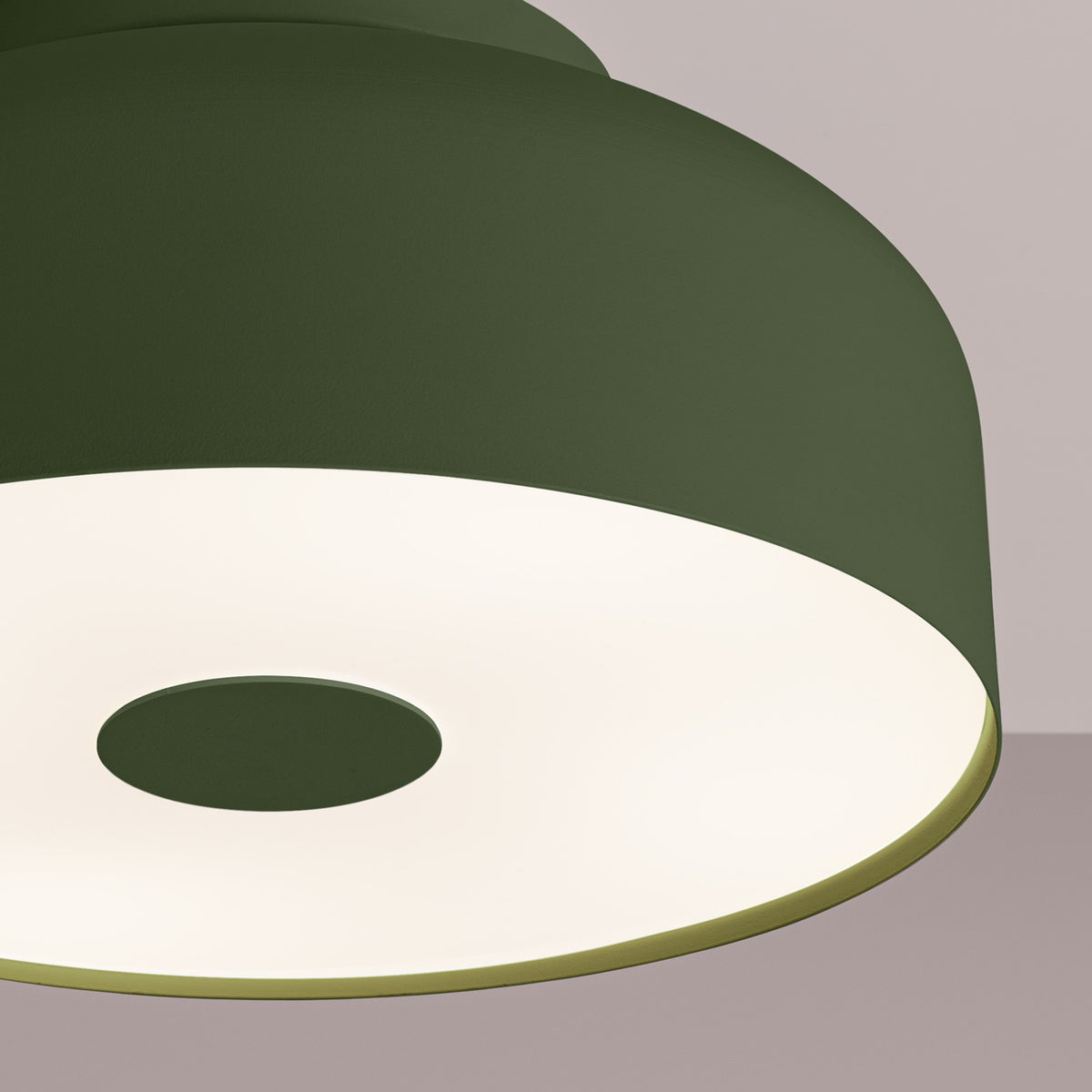 Loftlampe OMIQ olivengrøn