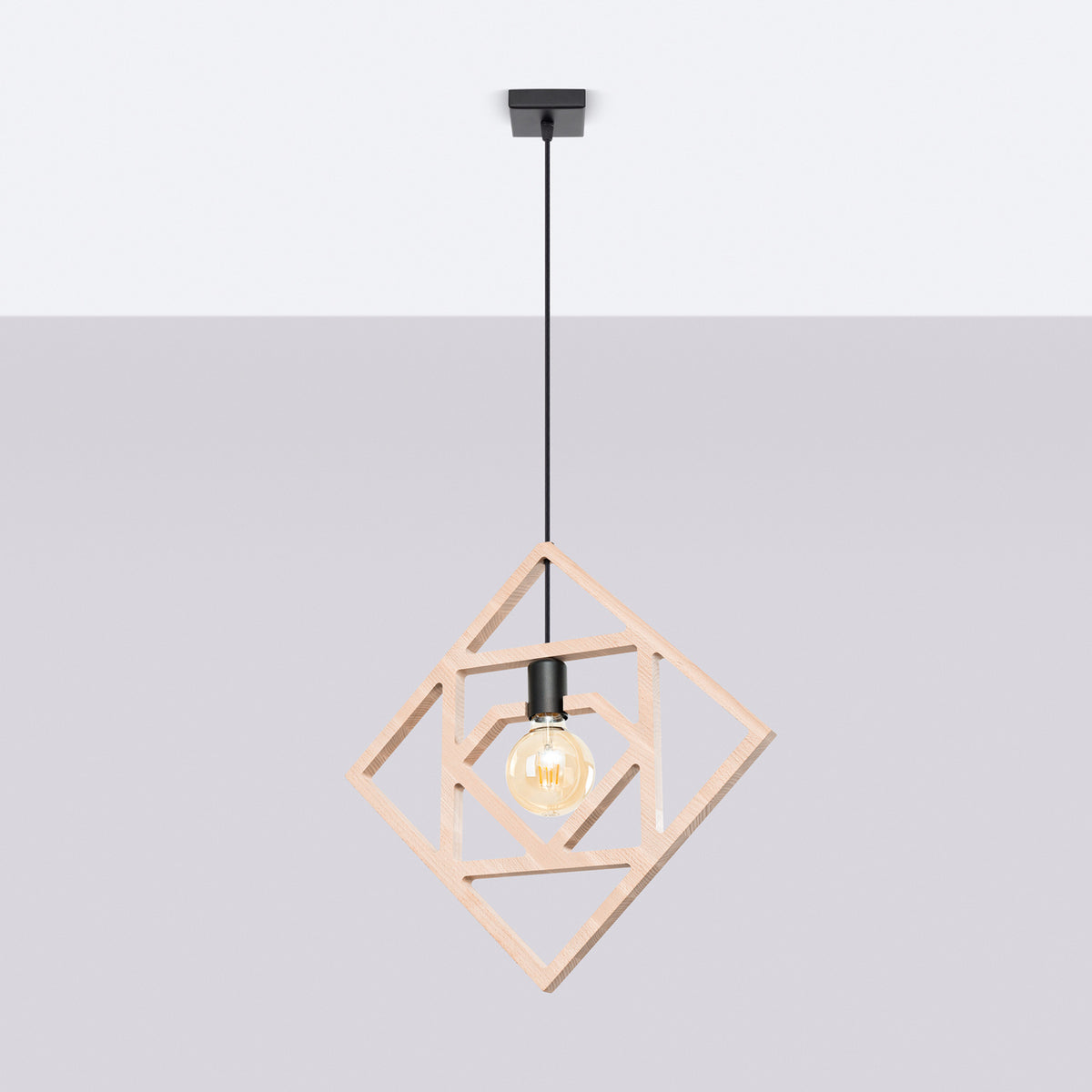 Pendellampe CARO med 1 lyskilder – 50 × 8 × 145 cm – SL.1757