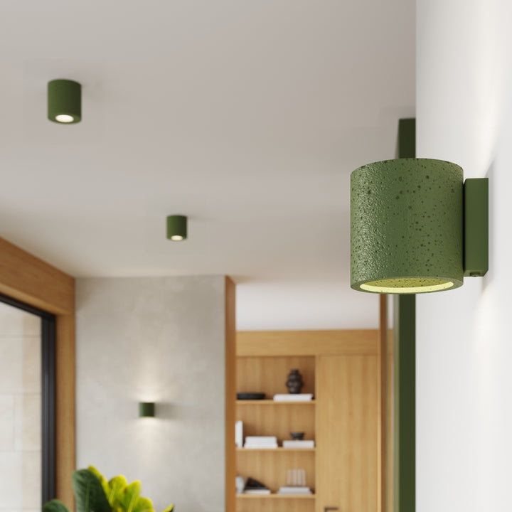 Loftlampe ORBIS beton olivengrøn – SL.1841