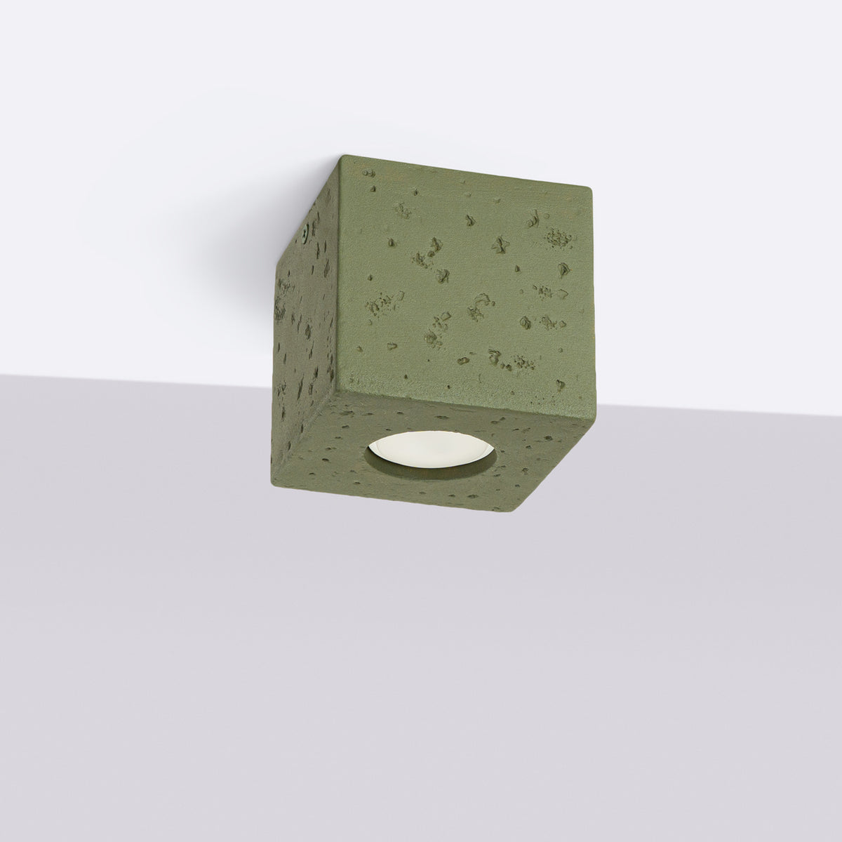 Loftlampe QUAD beton olivengrøn – SL.1845