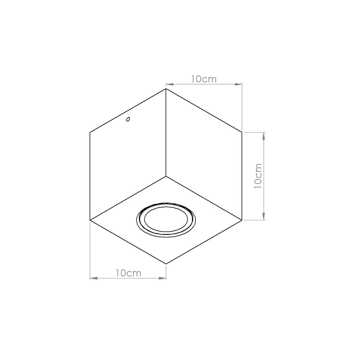 Loftslampe QUAD beton beige – SL.1846