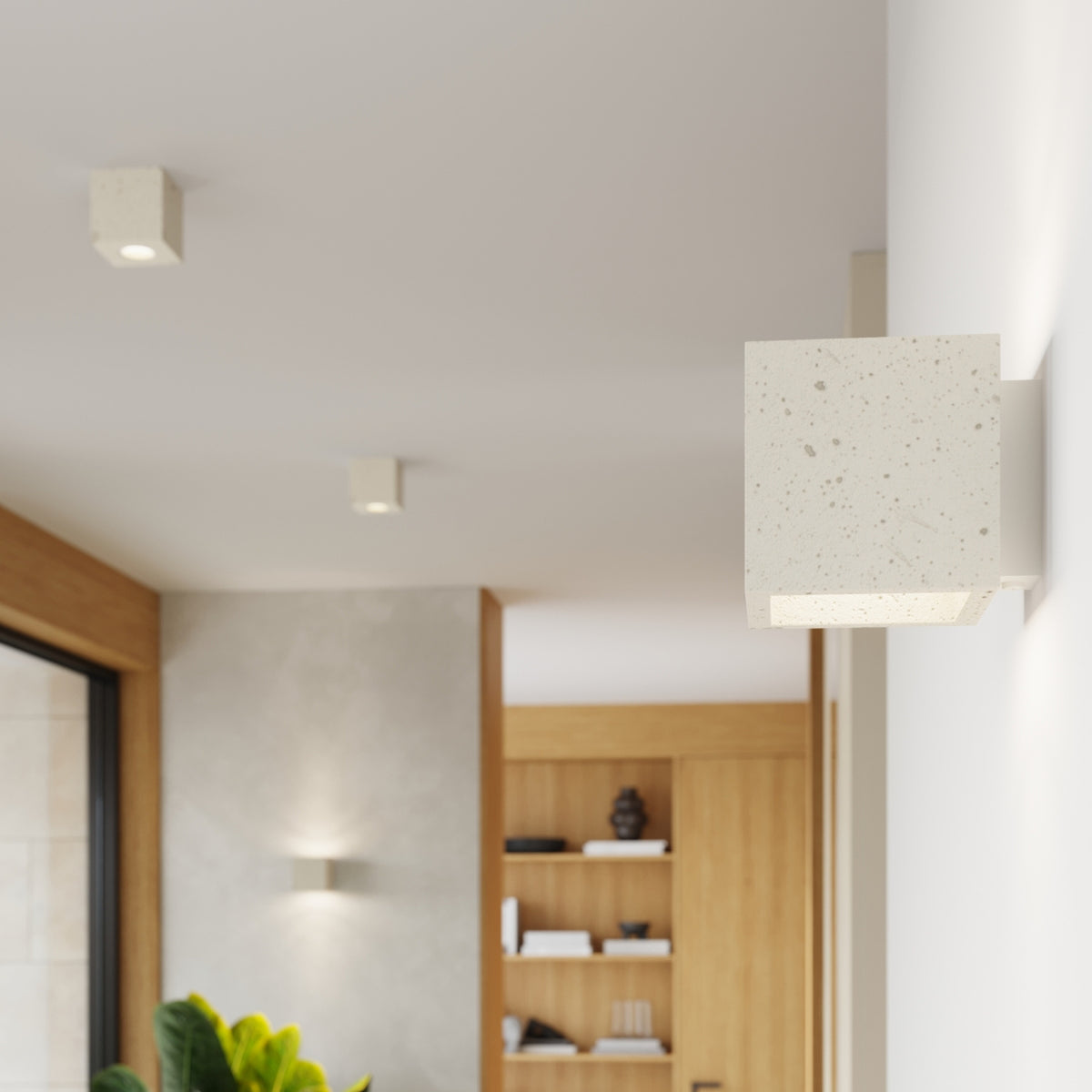 Loftslampe QUAD beton beige – SL.1846