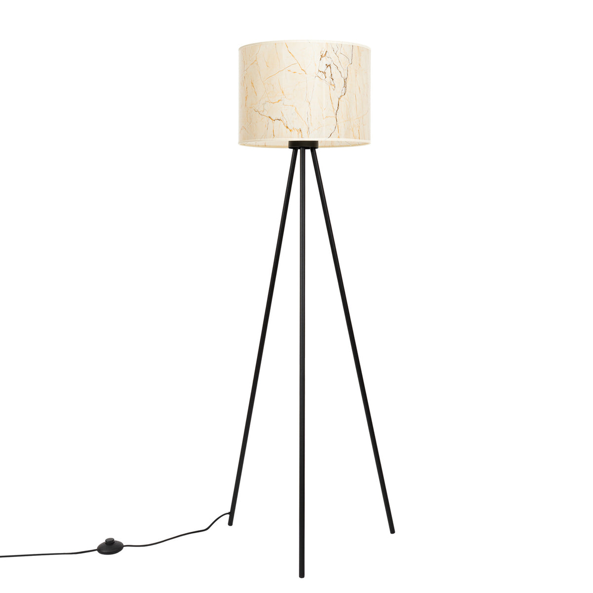 Gulvlampe NEVIA marmor med 1 lyskilder – 40 × 40 × 135 cm – SL.1854