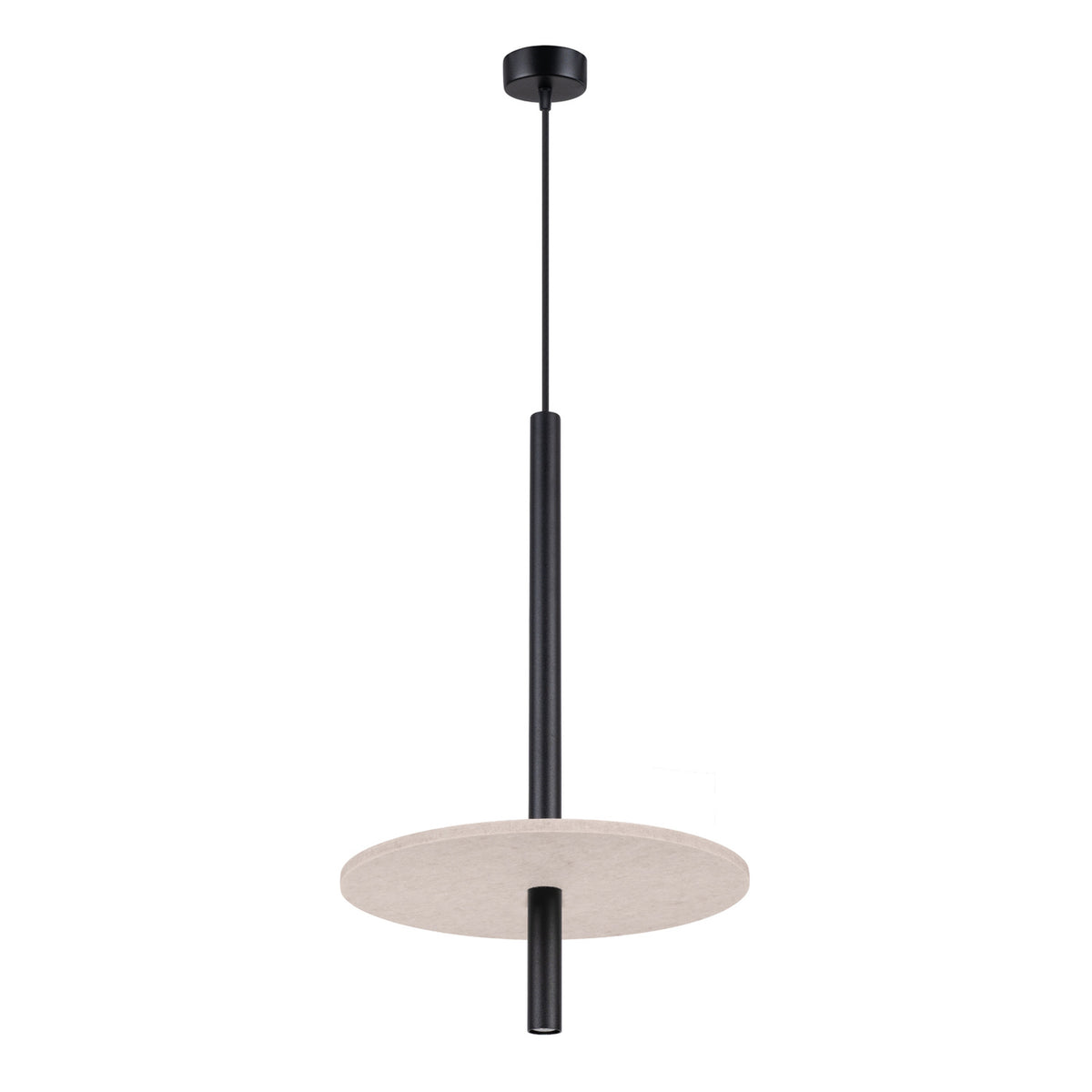 Pendellampe FELTRO 1 sort/beige – SL.1879