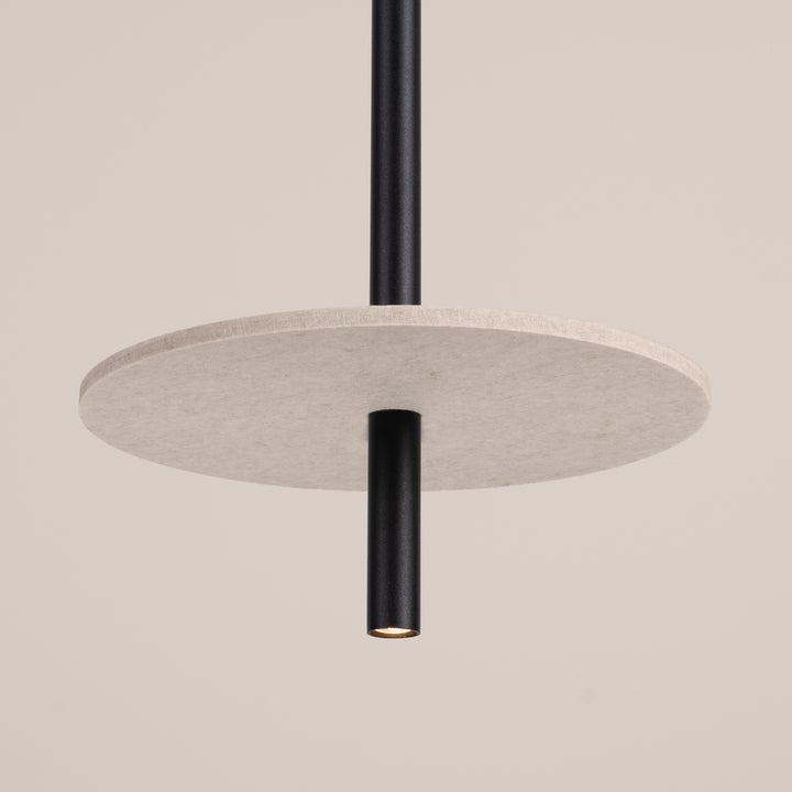 Pendellampe FELTRO 1 sort/beige – SL.1879