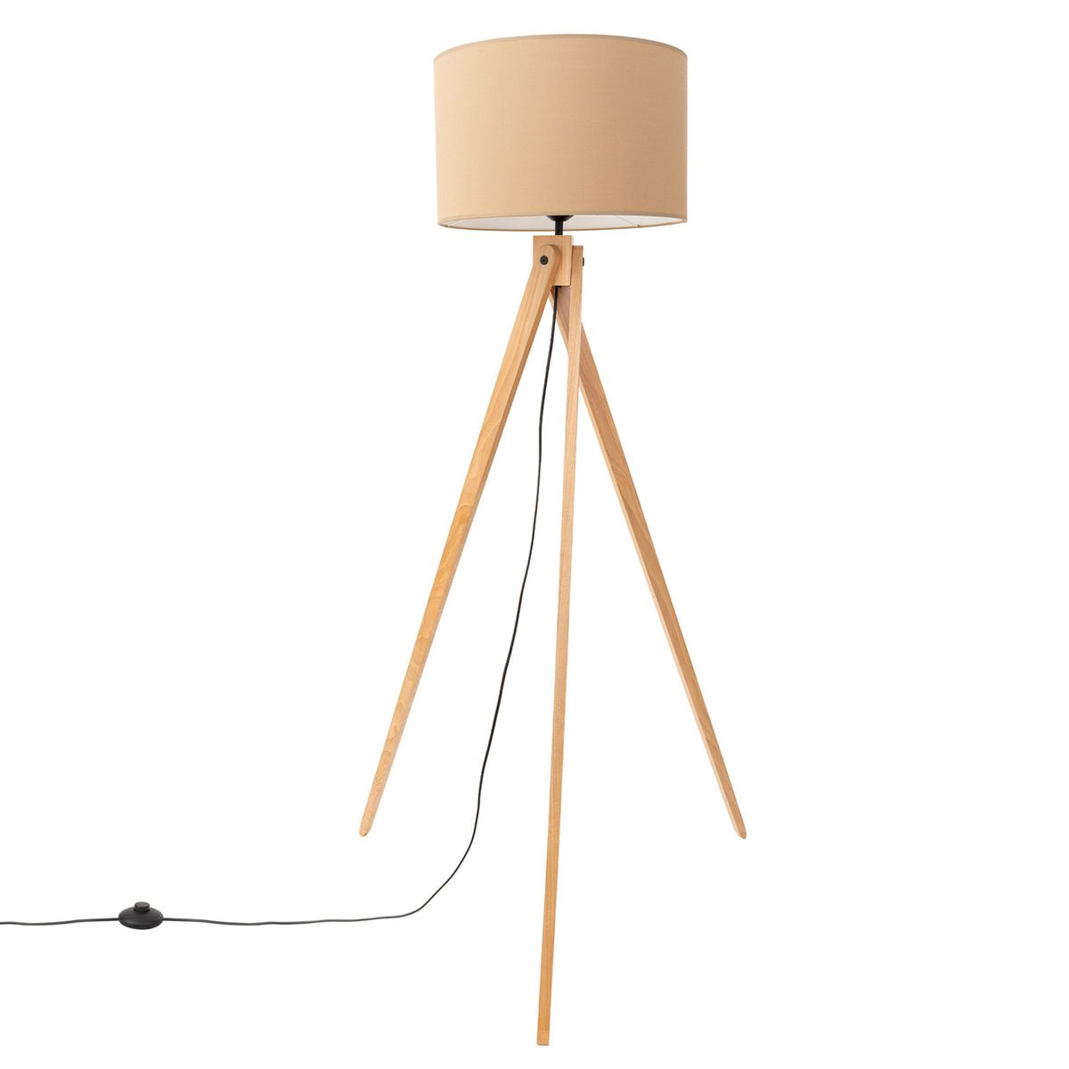 Gulvlampe NATT beige med 1 lyskilder – 77 × 77 × 140 cm – SL.1905