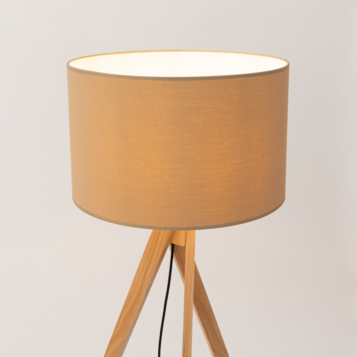 Gulvlampe NATT beige med 1 lyskilder – 77 × 77 × 140 cm – SL.1905