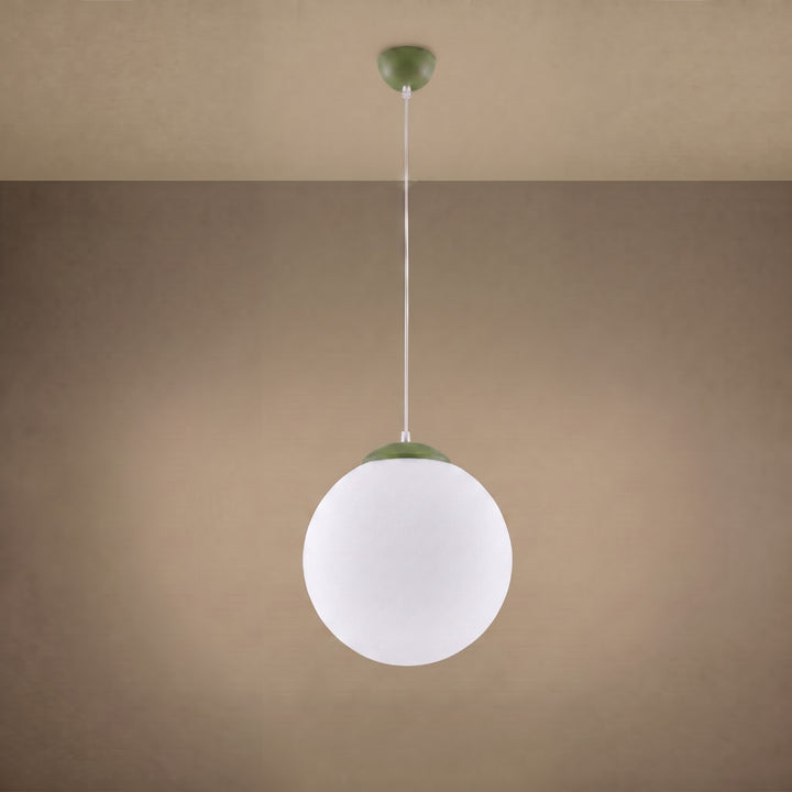 Pendellampe UGO 20 olivengrøn – E27 1 lyskilde 20 × 20 × 110 cm IP20