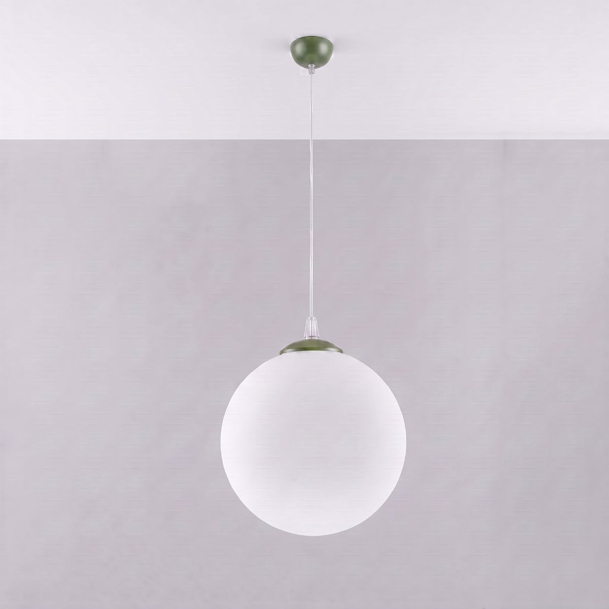 Pendellampe UGO 30 olivengrøn – E27 1 lyskilde 30 × 30 × 120 cm IP20