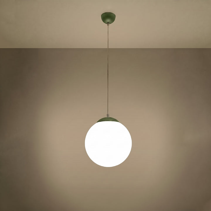 Pendellampe UGO 30 olivengrøn – E27 1 lyskilde 30 × 30 × 120 cm IP20