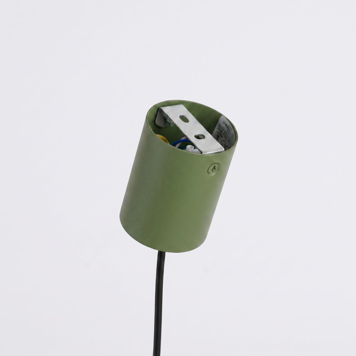 Lysekrone NOX 4L olivengrøn – E14 4 lyskilder stål 122 × 14 × 215 cm IP20